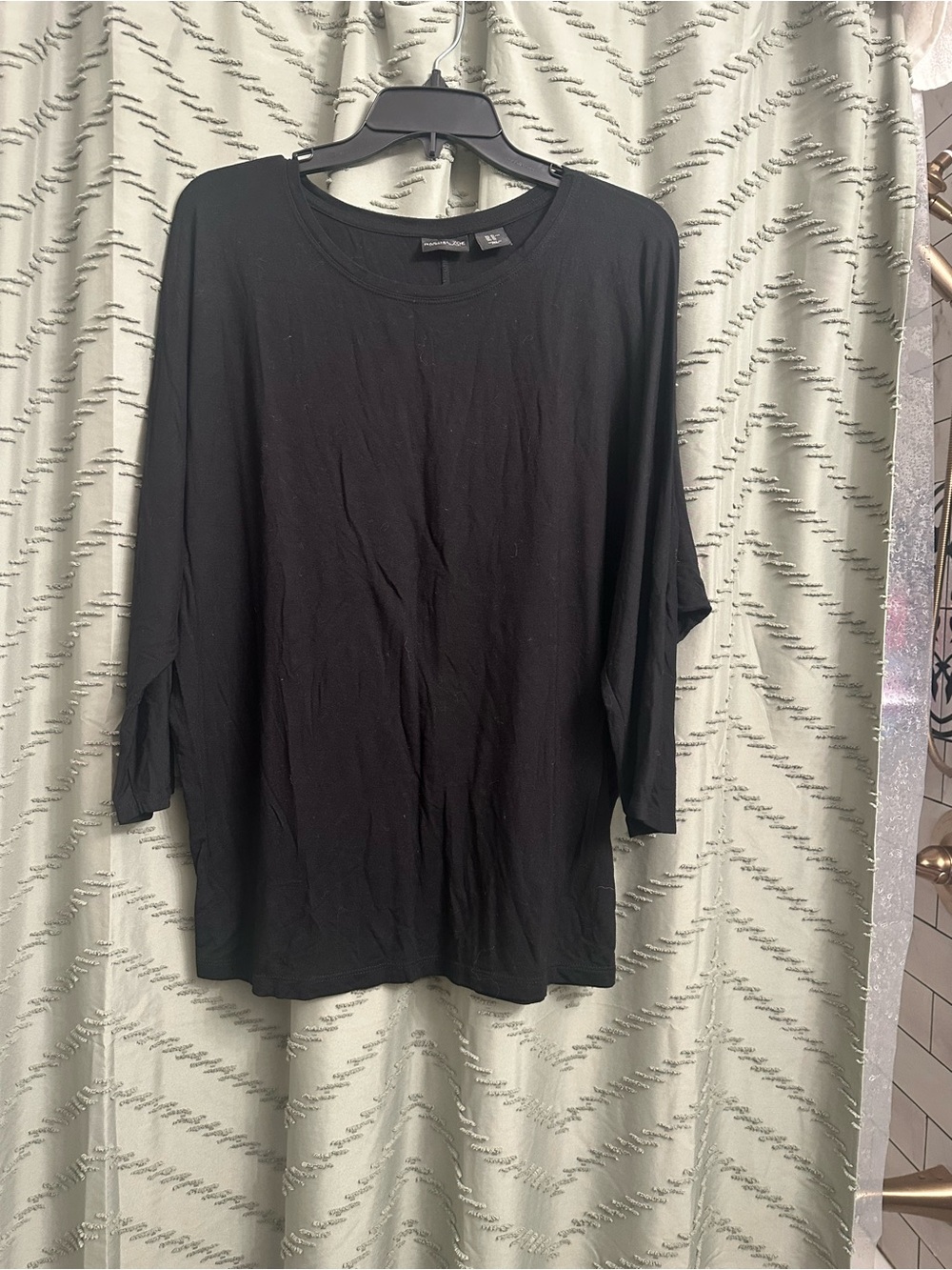 Rachel & Zoe top blouse shirt size XL Black